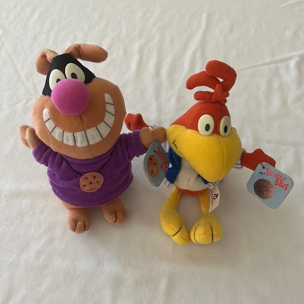 General Mills Breakfast Pals, Breakfast Babies. Set of 2
